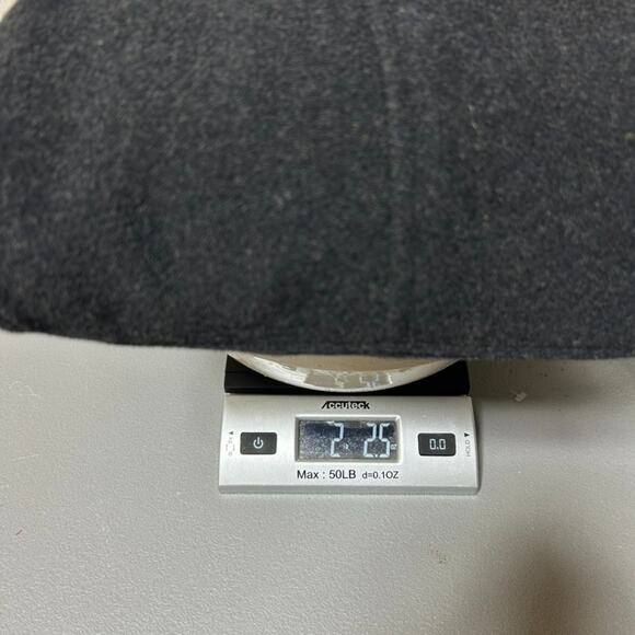 Nine West Womens Gray Wool Blend Pea Coat Size 10 Gray Preppy Asymmetric Buttons - Picture 12 of 12